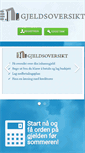 Mobile Screenshot of gjeldsoversikt.no